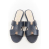 98 - Cuir Grainé - Marine