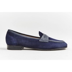 L014M - VELOURS - BLUE