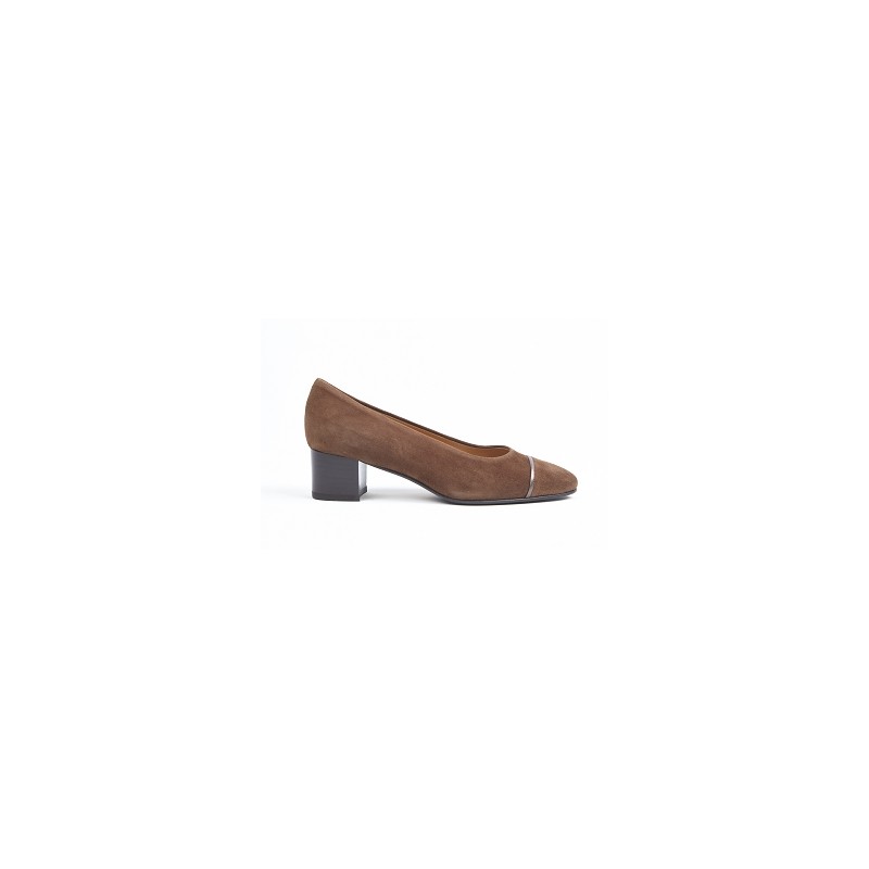 4238 - VELOURS - MARRON MOYEN